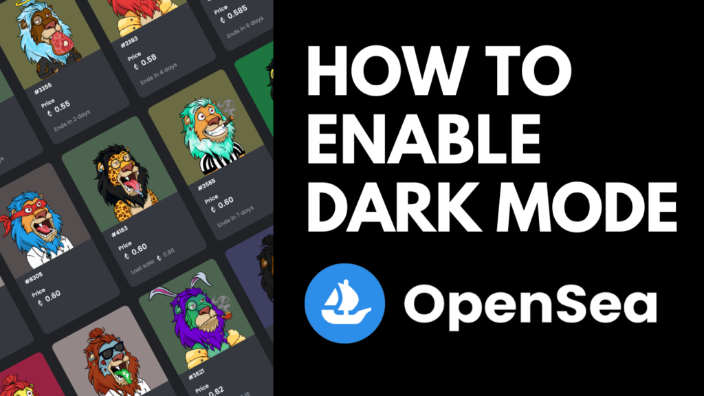 Dark Mode in OpenSea