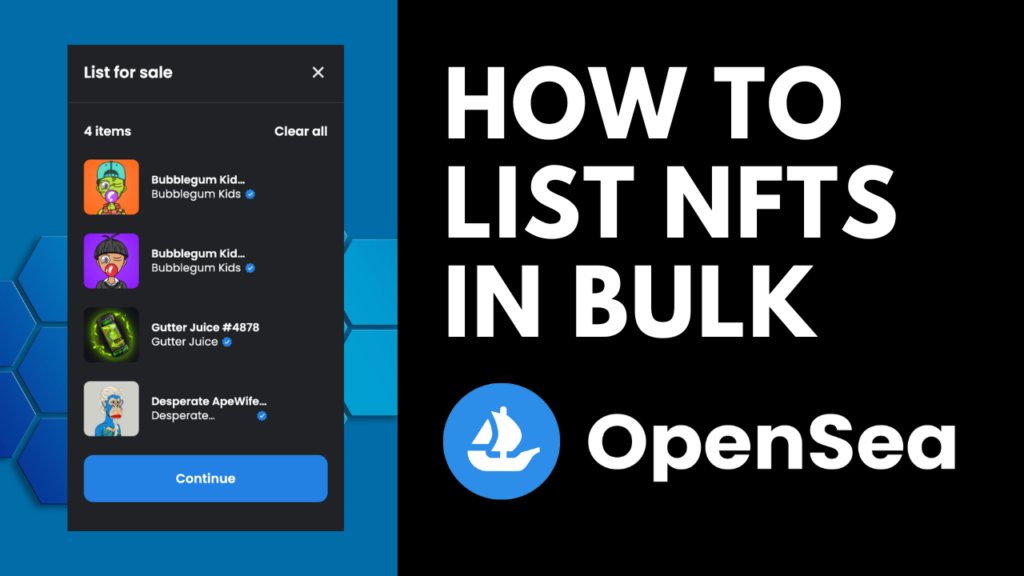 How to List NFTs in Bulk